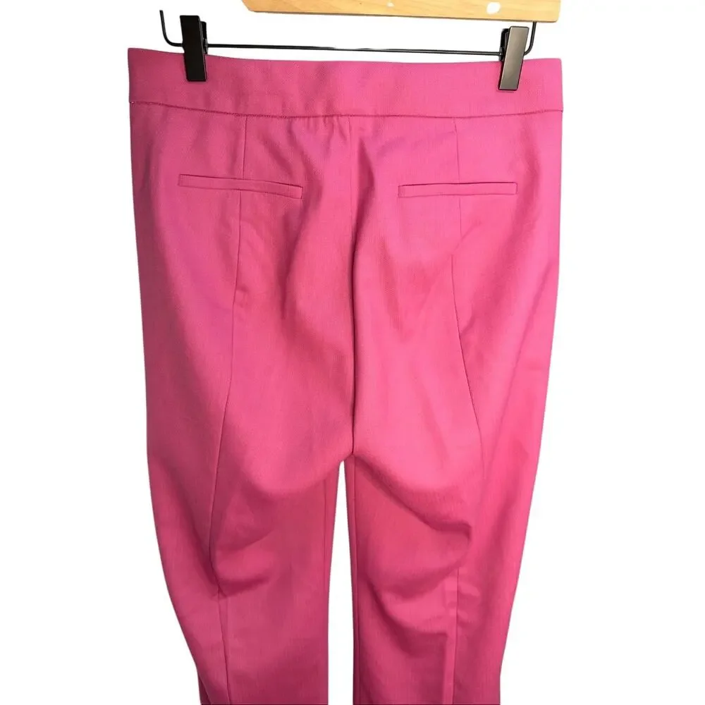 J. Crew‎ Willa Full Length Flare Pant Italian City Wool Blend Trousers Size 4